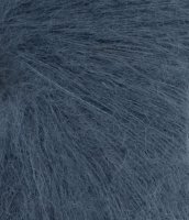 Tynn Silk Mohair, 6081, Dyp Bl&aring;