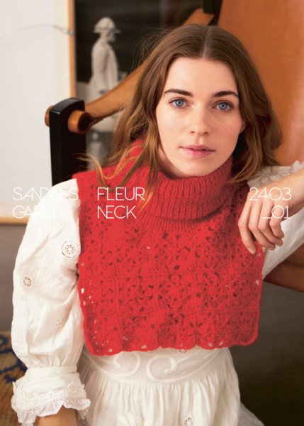 Einzelanleitung 2403-01, Fleur Neck