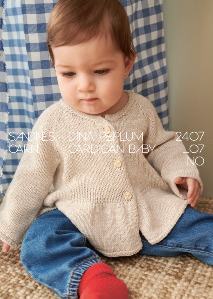 Einzelanleitung 2407-07, Dina Peplum Cardigan Baby
