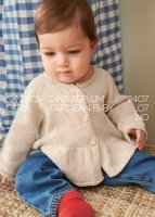Einzelanleitung 2407-07, Dina Peplum Cardigan Baby