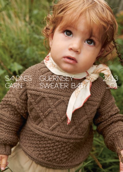 Einzelanleitung 2413-01, Guernsey Sweater Baby