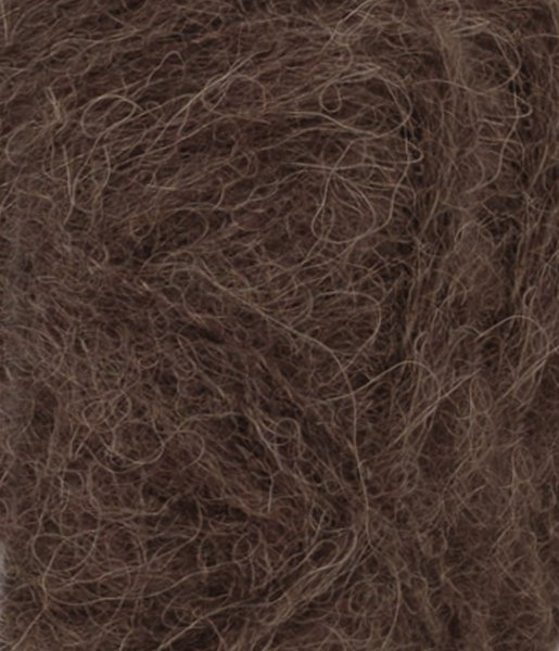B&oslash;rstet Alpakka, 3082, M&oslash;rk Brun