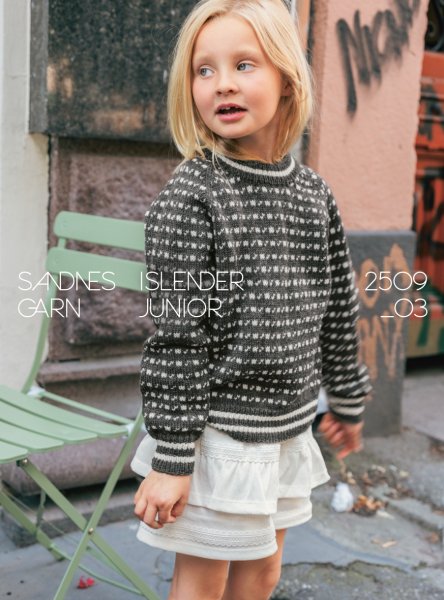 Einzelanleitung 2509-03, Islender Pullover Junior