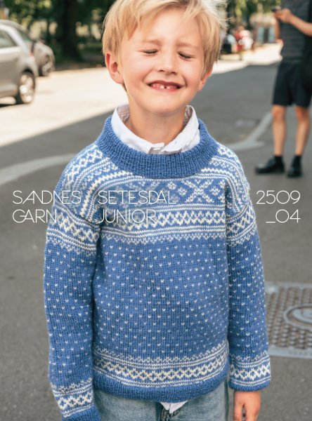Einzelanleitung 2509-04, Setesdal Pullover Junior