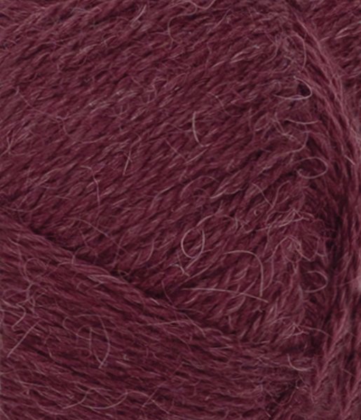 Mini Alpakka, 4372, Dyp Burgunder