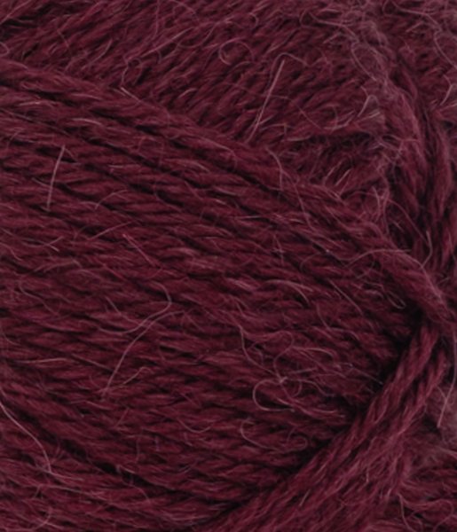 Alpakka Ull, 4372, Dyp Burgunder