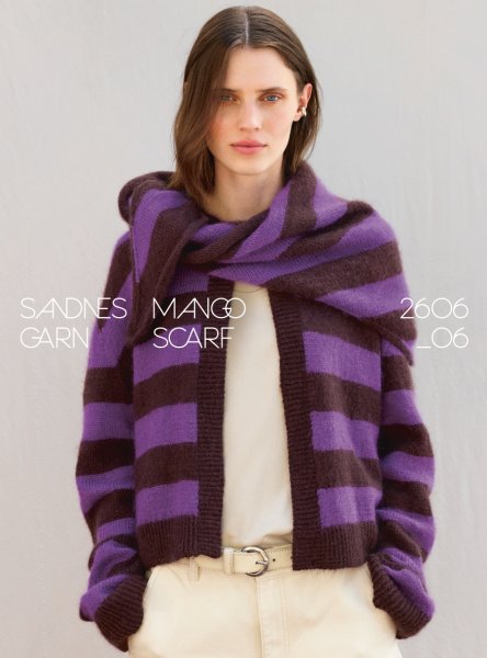 Einzelanleitung 2606-06, Mango Scarf