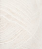 B&oslash;rstet Alpakka, 1001, Hvit