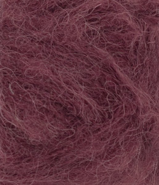 B&oslash;rstet Alpakka, 4372, Dyp Burgunder