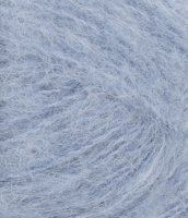 B&oslash;rstet Alpakka, 6032, Bl&aring; Hortensia