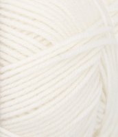 Tynn Merinoull, 1001, Hvit